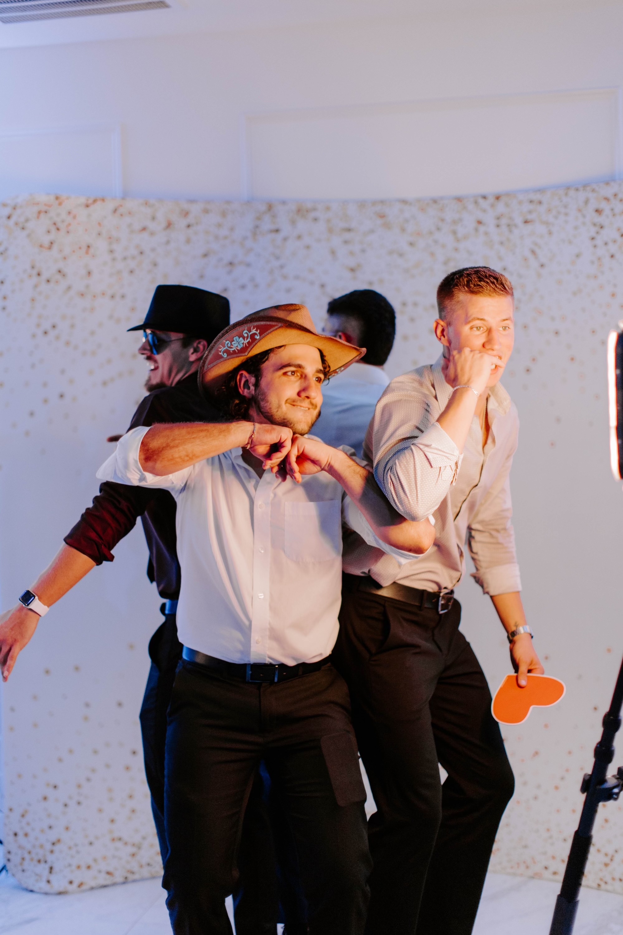 Guests enjoying the Mirror Booth